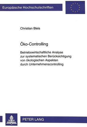 Öko-Controlling von Bleis,  Christian