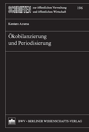 Ökobilanzierung und Periodisierung von Azuma,  Kentaro