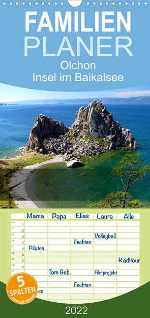 Familienplaner Olchon – Insel im Baikalsee (Wandkalender 2022 , 21 cm x 45 cm, hoch) von M. Laube,  Lucy