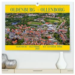 OLDENBURG OLLENBORG (hochwertiger Premium Wandkalender 2024 DIN A2 quer), Kunstdruck in Hochglanz von BRA- Ostseefotograf ROLF BRAUN,  RO-