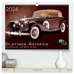 Oldtimer Ästhetik – Fotografien von Wolf Kloss (hochwertiger Premium Wandkalender 2024 DIN A2 quer), Kunstdruck in Hochglanz von Kloss,  Wolf