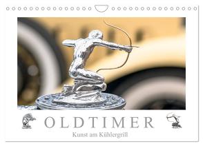 Oldtimer – Kunst am Kühlergrill (Wandkalender 2024 DIN A4 quer), CALVENDO Monatskalender von Meyer,  Dieter