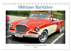 Oldtimer Raritäten – Studebaker Hawk und Lark in Kuba (Tischkalender 2024 DIN A5 quer), CALVENDO Monatskalender von von Loewis of Menar,  Henning