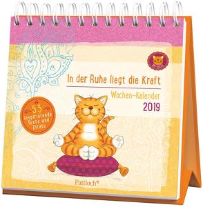 Om-Katze: In der Ruhe liegt die Kraft – Wochen-Kalender 2019 von Manneh,  Lisa