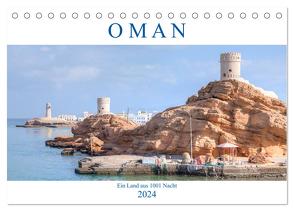 Oman – Ein Land aus 1001 Nacht (Tischkalender 2024 DIN A5 quer), CALVENDO Monatskalender von Kruse,  Joana