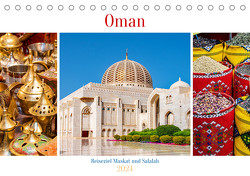 Oman – Reiseziel Maskat und Salalah (Tischkalender 2024 DIN A5 quer), CALVENDO Monatskalender von Schwarze,  Nina