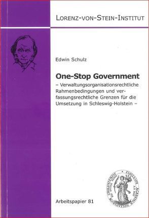 One-Stop Government von Schulz,  Edwin