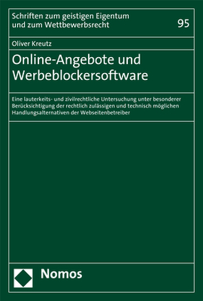 Online-Angebote und Werbeblockersoftware von Kreutz,  Oliver