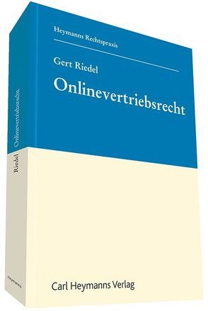 Onlinevertriebsrecht von Riedel,  Gert