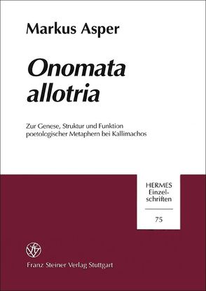 Onomata allotria von Asper,  Markus