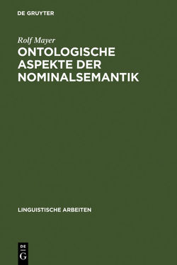 Ontologische Aspekte der Nominalsemantik von Mayer,  Rolf