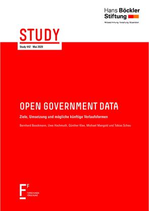 Open Government Data von Boockmann,  Bernhard, Hochmuth,  Uwe, Klee,  Günther, Mangold,  Michael, Scheu,  Tobias