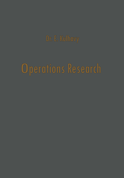 Operations Research von Kulhavy,  Ernest