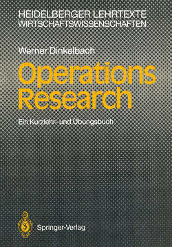 Operations Research von Dinkelbach,  Werner