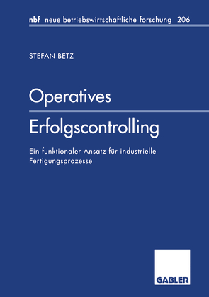 Operatives Erfolgscontrolling von Betz,  Stefan