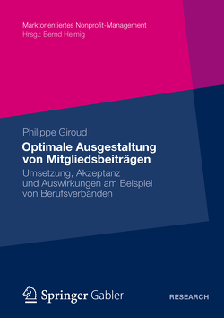 Optimale Ausgestaltung von Mitgliedsbeiträgen von Giroud,  Philippe