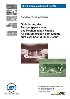 Optimierung der Fertigungsparameter des Mechanischen Fügens für den Einsatz mit dem Kleben zum Verbinden dünner Bleche von Hahn,  Ortwin, Wibbeke,  Tim-Michael