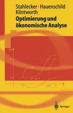 Optimierung und ökonomische Analyse von Hauenschild,  Nils, Klintworth,  Markus, Stahlecker,  Peter