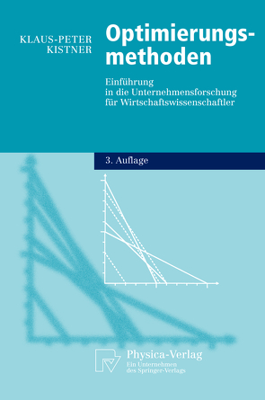 Optimierungsmethoden von Kistner,  Klaus-Peter