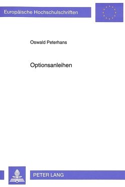 Optionsanleihen von Peterhans,  Oswald