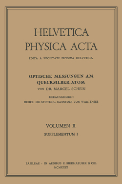 Optische Messungen am Quecksilber-Atom von SCHEIN