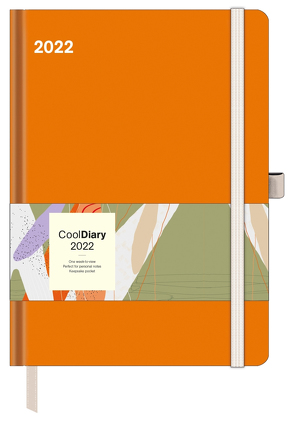 Orange 2022 – Diary – Buchkalender – Taschenkalender – 16×22