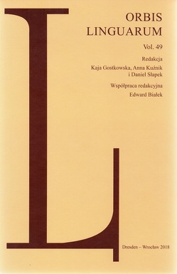 Orbis Linguarum von Bialek,  Edward, Gostkowska,  Kaja, Kuznik,  Anna, Slapek,  Daniel, Zasko-Zielinska,  Monika