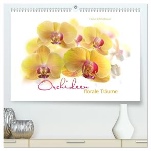 Orchideen florale Träume (hochwertiger Premium Wandkalender 2024 DIN A2 quer), Kunstdruck in Hochglanz von Schmidbauer,  Heinz