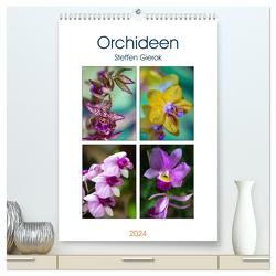 Orchideen (hochwertiger Premium Wandkalender 2024 DIN A2 hoch), Kunstdruck in Hochglanz von Gierok;Magic Artist Design,  Steffen