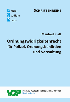 Ordnungswidrigkeitenrecht von Pfaff,  Manfred