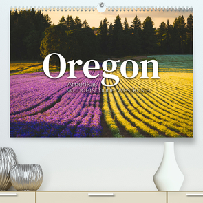 Oregon – Amerikas wunderschöne Westküste (hochwertiger Premium Wandkalender 2024 DIN A2 quer), Kunstdruck in Hochglanz von Monkey,  Happy