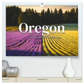 Oregon – Amerikas wunderschöne Westküste (hochwertiger Premium Wandkalender 2024 DIN A2 quer), Kunstdruck in Hochglanz von Monkey,  Happy