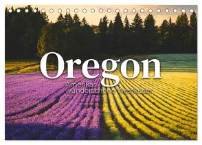 Oregon – Amerikas wunderschöne Westküste (Tischkalender 2024 DIN A5 quer), CALVENDO Monatskalender von Monkey,  Happy