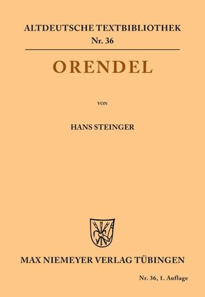 Orendel von Steinger,  Hans