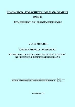 Organisationale Kompetenz von Muschik,  Claus, Staudt,  Erich