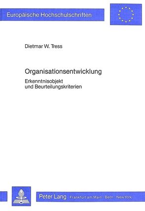 Organisationsentwicklung von Tress,  Dietmar