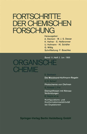 Organische Chemie von Firl,  J., Heyns,  K., Kresze,  G., Paulsen,  H., Rüdiger,  G., Scharf,  H.-D., Seebach,  D., Weyer,  J.