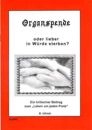 Organspende von Ullrich,  Beatrix