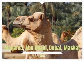 Orient – Manama, Abu Dhabi, Dubai, Maskat (Wandkalender 2024 DIN A3 quer), CALVENDO Monatskalender von Graupner,  Denise