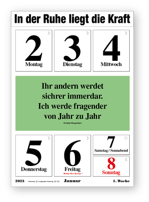 Original-Leitspruch-Wochen-Kalender 2023