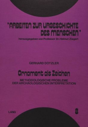 Ornament als Zeichen von Dotzler,  Gerhard