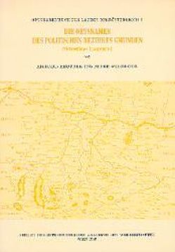 Ortsnamenbuch des Landes Oberösterreich. Gesamtwerk / Die Ortsnamen des politischen Bezirkes Gmunden (Südwestliches Traunviertel) von Bertol-Raffin,  Elisabeth, Reuter,  Richard, Wiesinger,  Peter