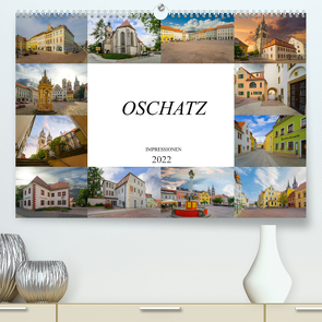 Oschatz Impressionen (Premium, hochwertiger DIN A2 Wandkalender 2022, Kunstdruck in Hochglanz) von Meutzner,  Dirk