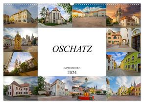 Oschatz Impressionen (Wandkalender 2024 DIN A2 quer), CALVENDO Monatskalender von Meutzner,  Dirk