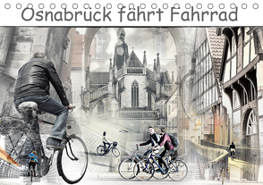 Osnabrück fährt Fahrrad (Tischkalender 2021 DIN A5 quer) von Gross,  Viktor