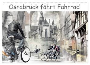 Osnabrück fährt Fahrrad (Wandkalender 2024 DIN A2 quer), CALVENDO Monatskalender von Gross,  Viktor