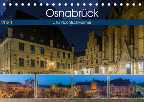 Osnabrück für Nachtschwärmer (Tischkalender 2023 DIN A5 quer) von Photography,  Trancerapid