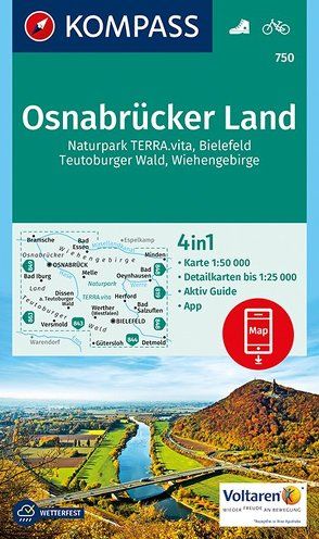 KOMPASS Wanderkarte Osnabrücker Land von KOMPASS-Karten GmbH