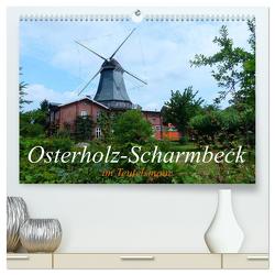 Osterholz-Scharmbeck im Teufelsmoor (hochwertiger Premium Wandkalender 2024 DIN A2 quer), Kunstdruck in Hochglanz von M. Laube,  Lucy