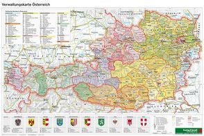 Österreich Verwaltung – A3, Planokarte 1:1.300.000 von Freytag-Berndt und Artaria KG